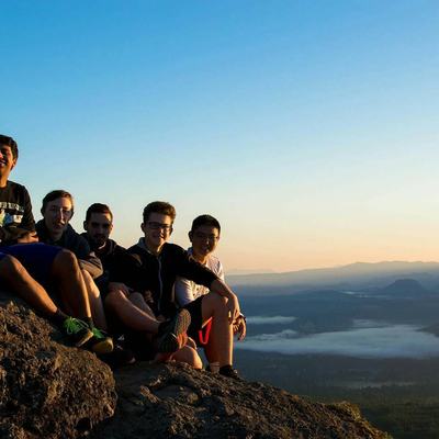 Hiking Rattlesnake and Mailbox Peak!! (The cold one we found was not cracked open by the boys)