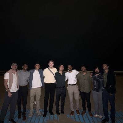 Casual Beach Pic at Amrit's Engagement