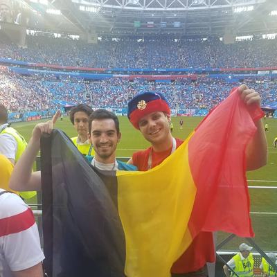 Sporadic Waves, Proud Russians chanting "Россия (Russia)" when their team isn't playing, "Белгиа (Belgium)" chants with a little bit of "Англиа (England)", Argentinans singing Деспасибо instead of Despacito, and Belgian fans yelling too loudly and taking off their shirts in victory created an atmosphere that cannot be put into words. Truly no better place to have a World Cup than Russia. (The Videos are Loud)