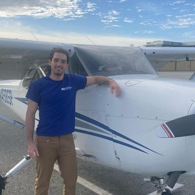 Flying in San Francisco