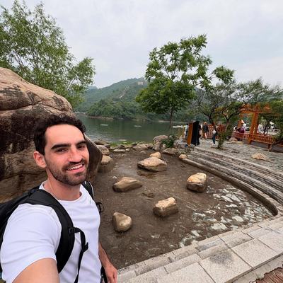 Bunch of photos from the Great Wall. I believe the part of it we did was West Mutianyu which is a newer one. Took 2 hours to get to from Beijing but it was super quiet without crowds so definitely worth it.

Got to hang out with an Austrian couple and Spanish guy as we went along the wall. They built a water slide near the wall (couldn’t see the wall when you were on it) so we rode on that too and did some kayaking. The Chinese love to make everything an amusement/theme park which can be fun and