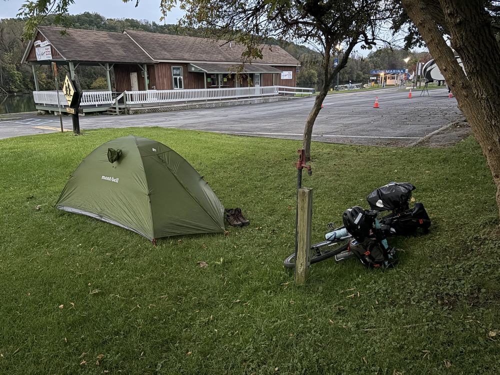 Camping at Ilion Marina