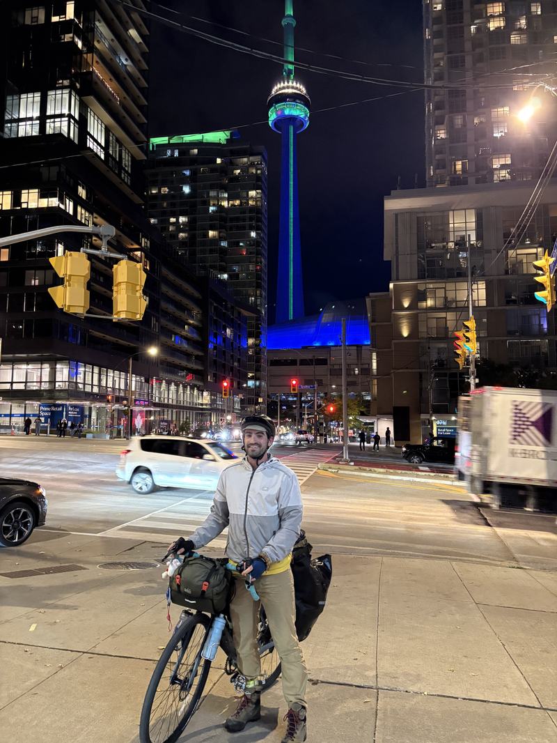 Me w/ bike and CN Tower